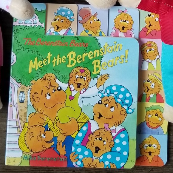 The Berenstain Bears Board Book and Set of 4 Plush - Picture 2 of 11